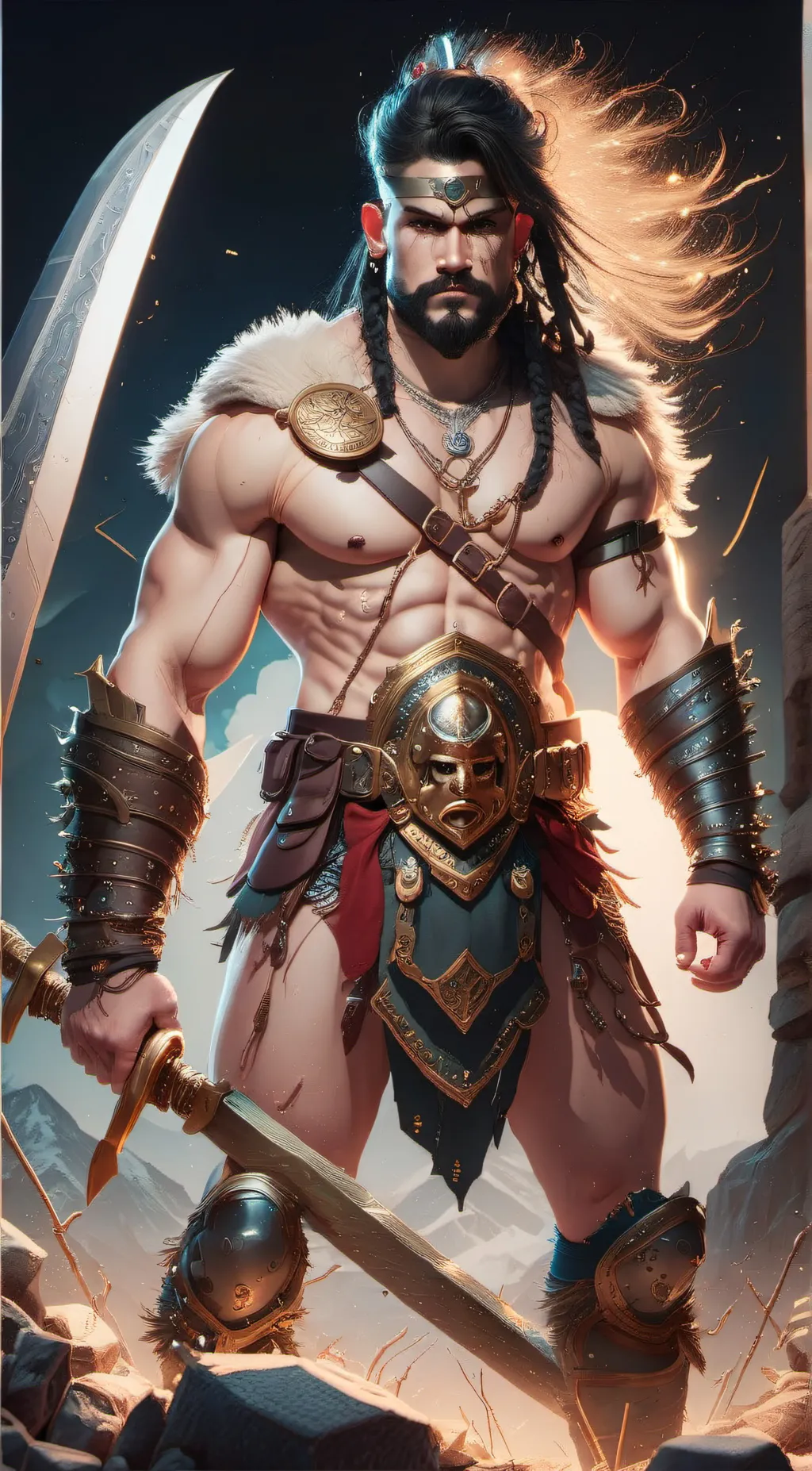 ai character: Ragnar background