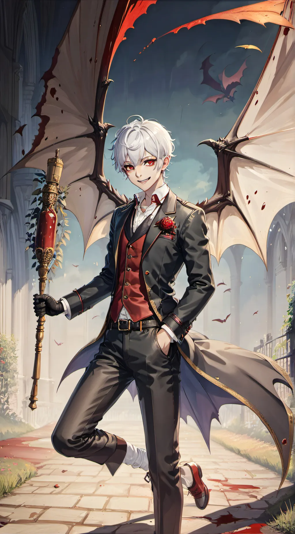 ai character: luke  background