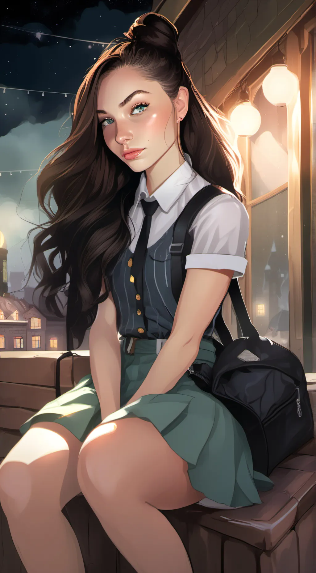 ai character: Maddie background