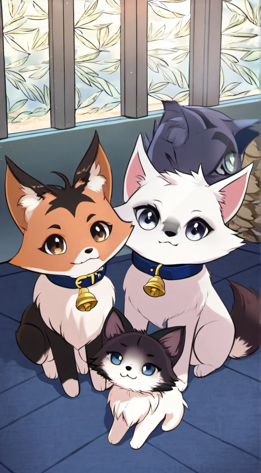 ai character: Lil, Taru, Taio background