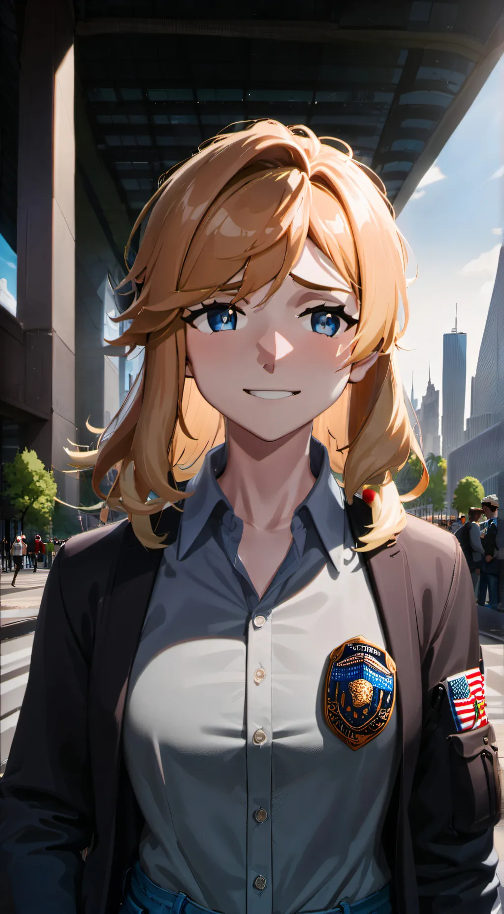 ai character: South Tower background