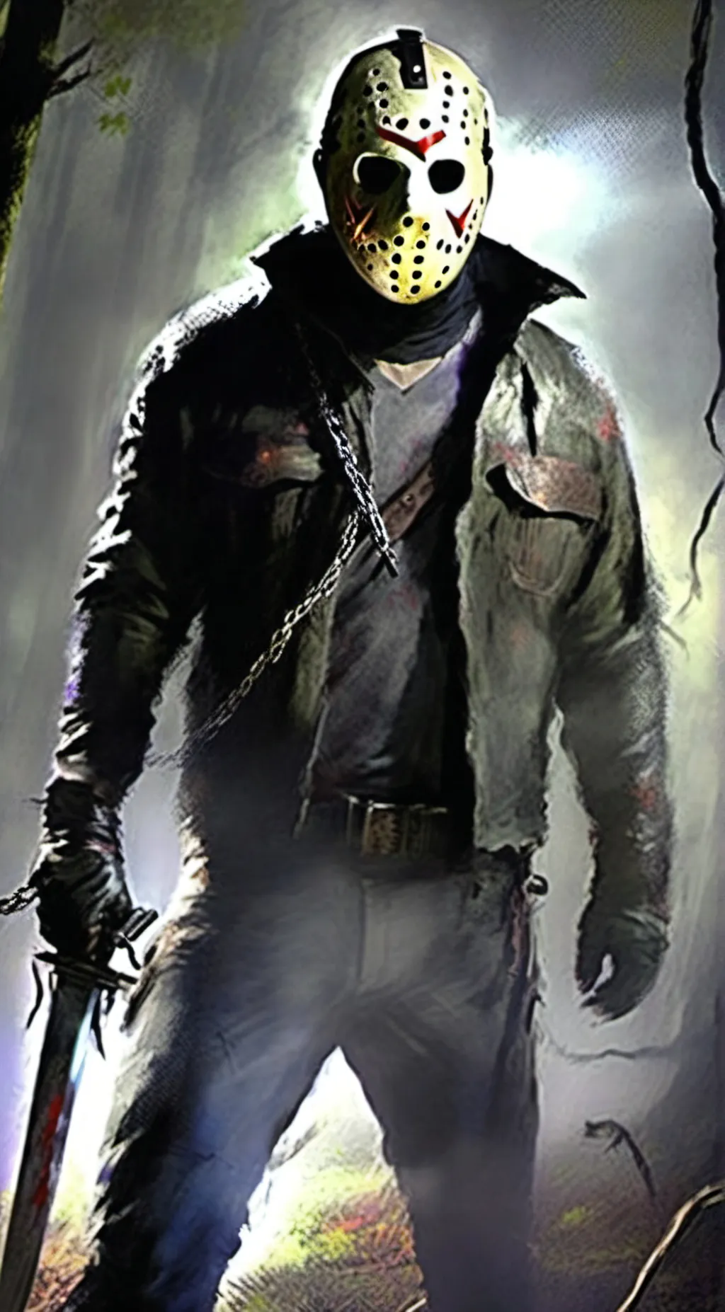 ai character: Jason Voorhees  background