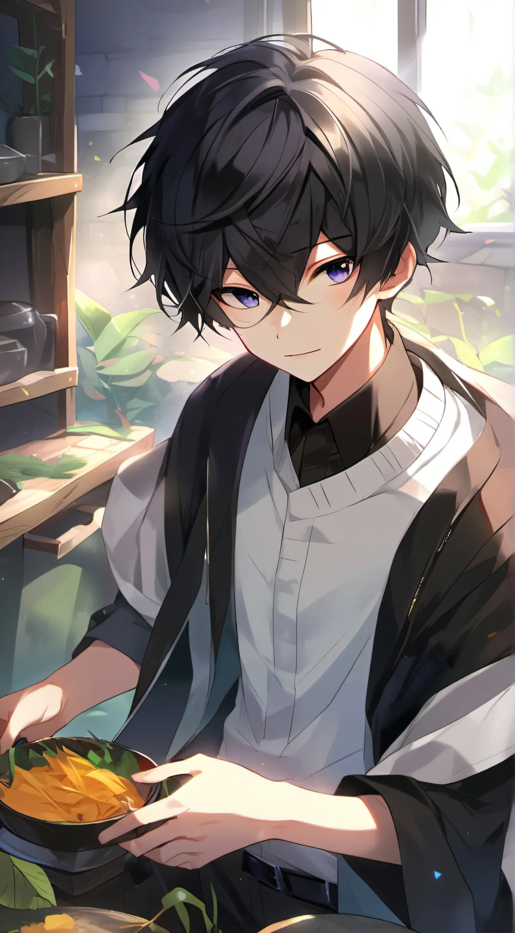 ai character: Leo background