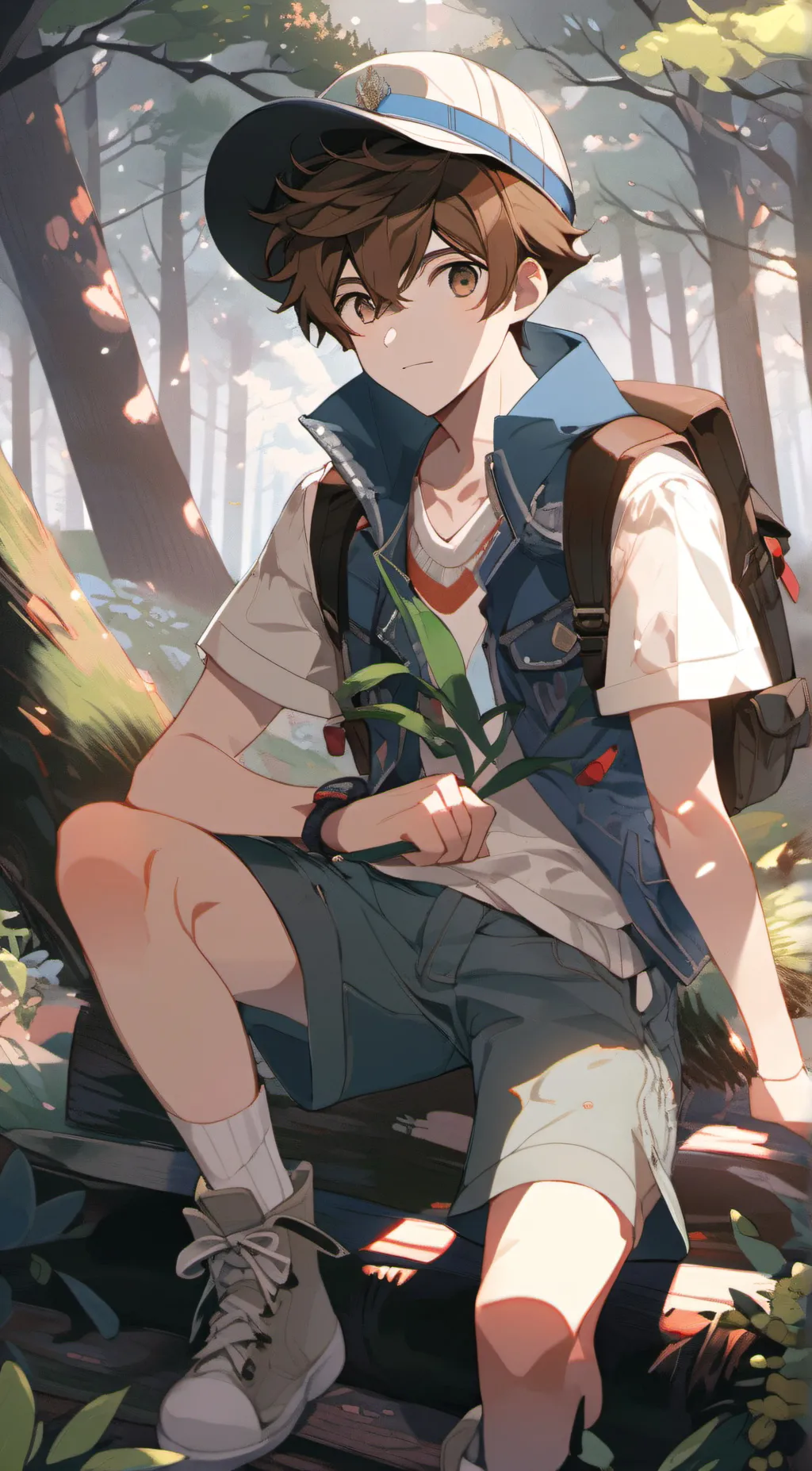 ai character: dipper  background