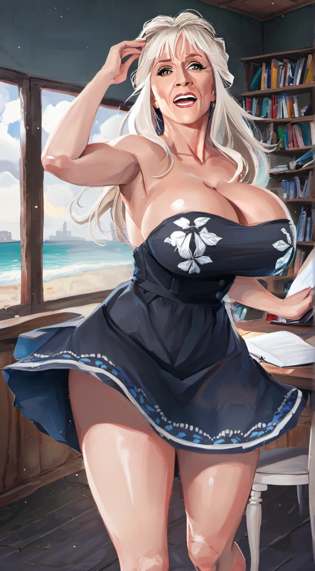 ai character: Grandma Sally  background