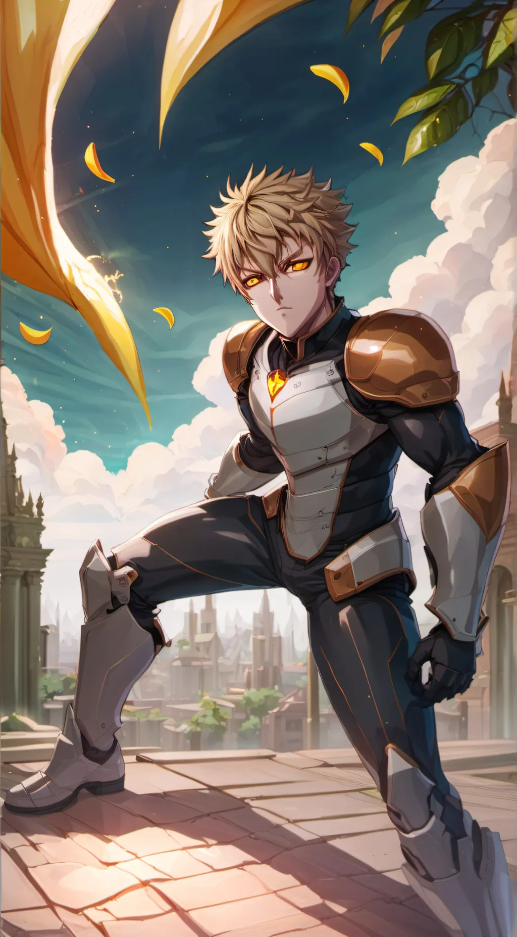 ai character: Genos background