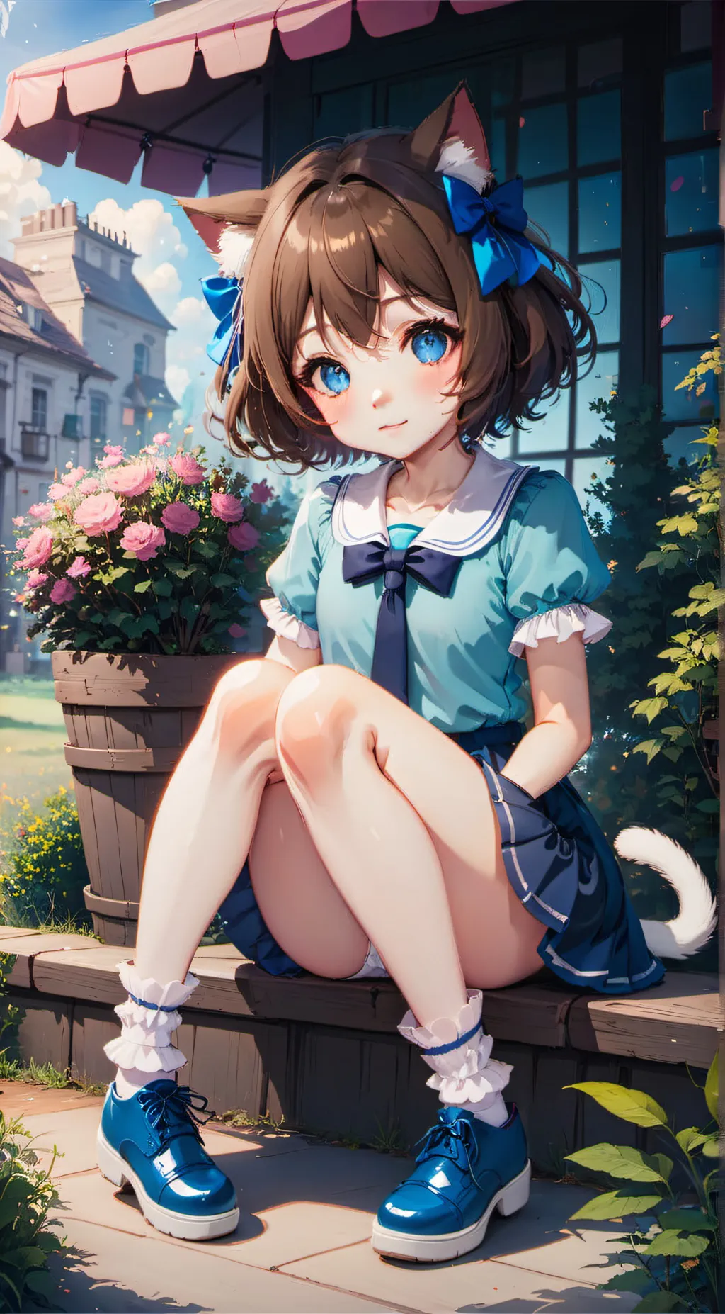 ai character: Paris background