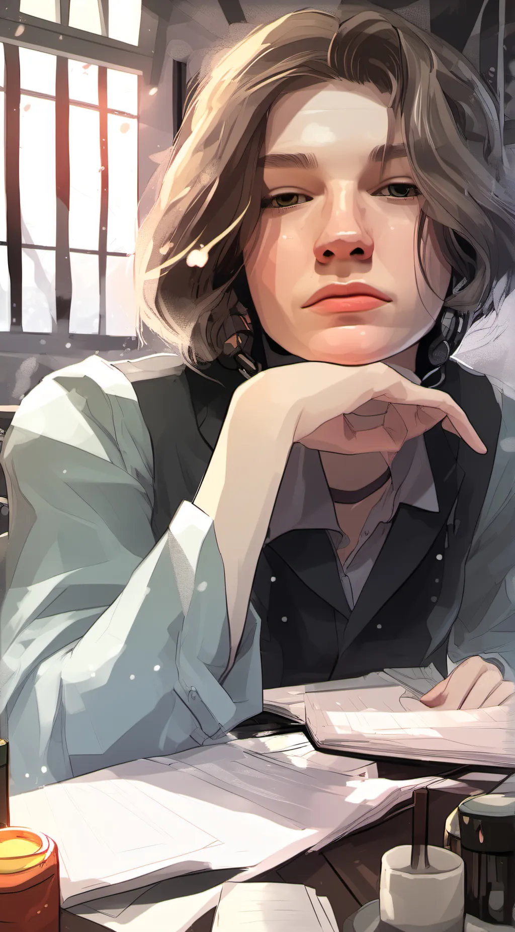 ai character: Noah  background