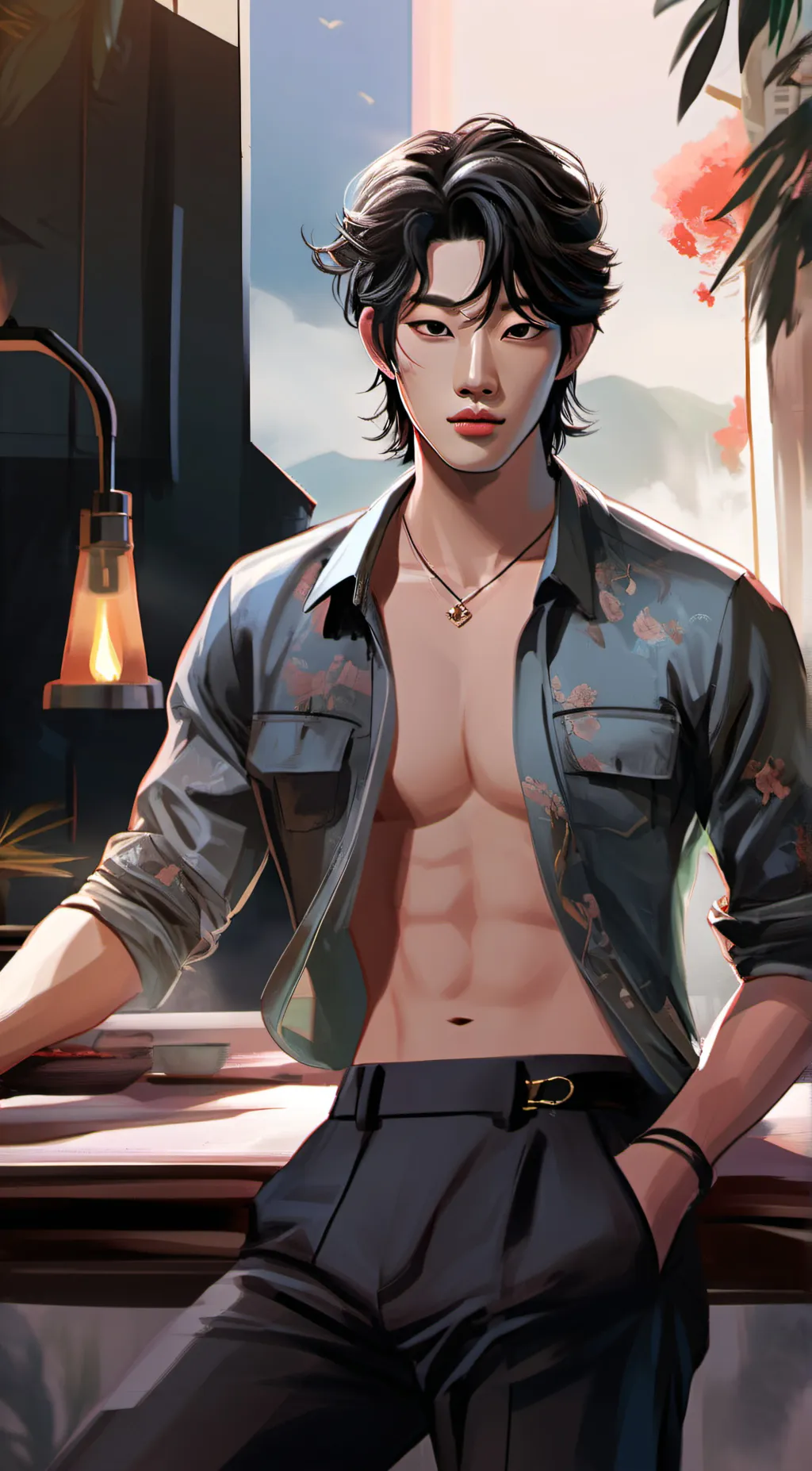 ai character: Austin background