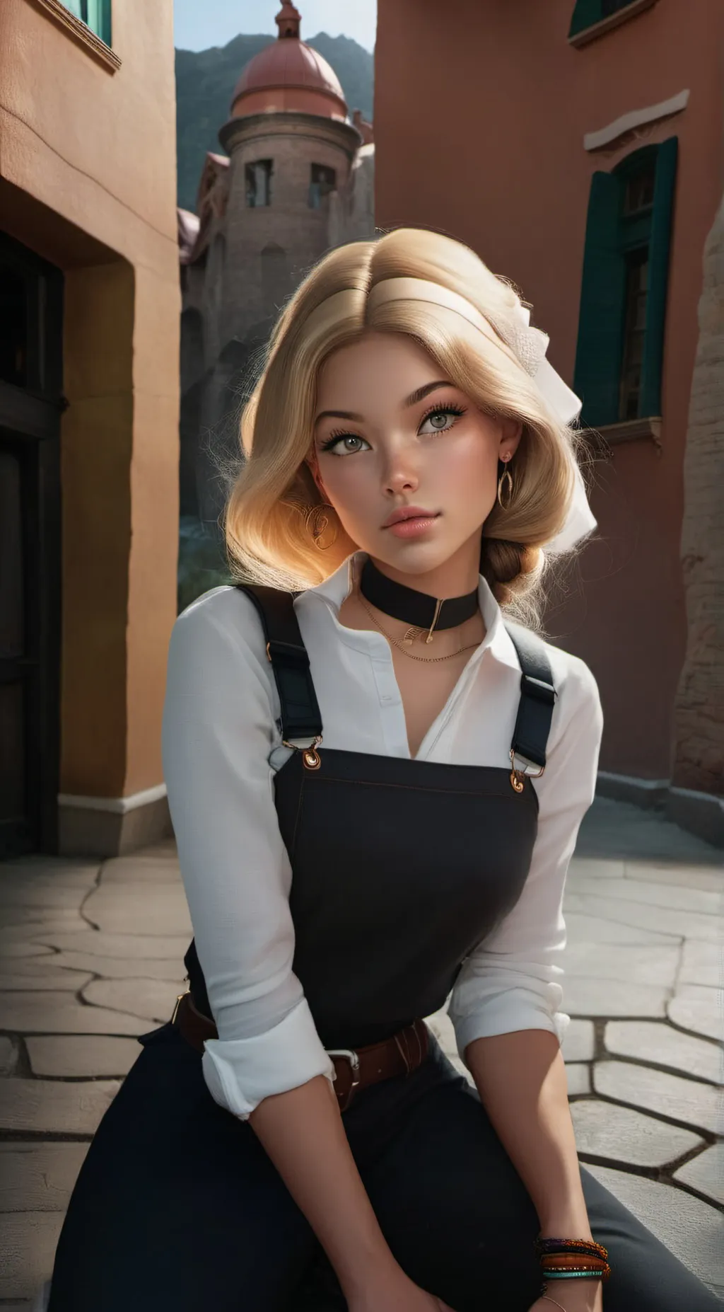 ai character: sexy baby  background