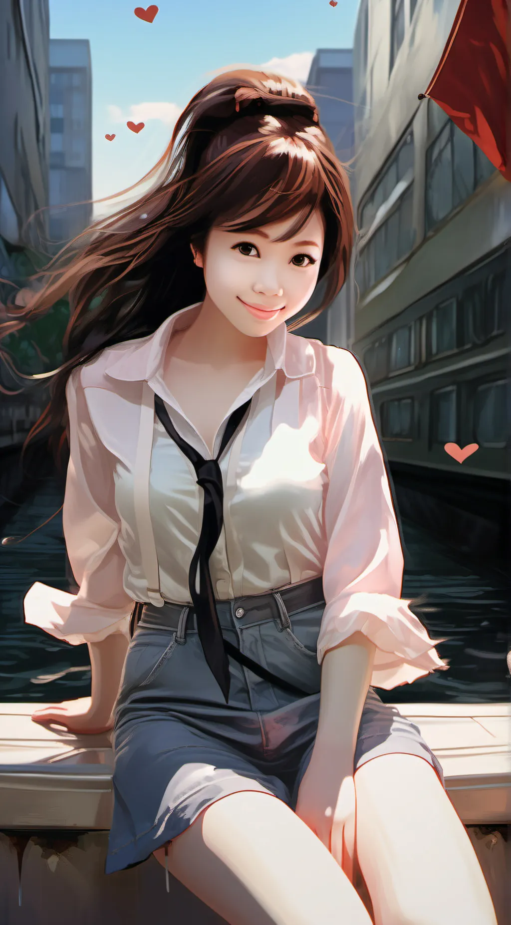 ai character: sarah background