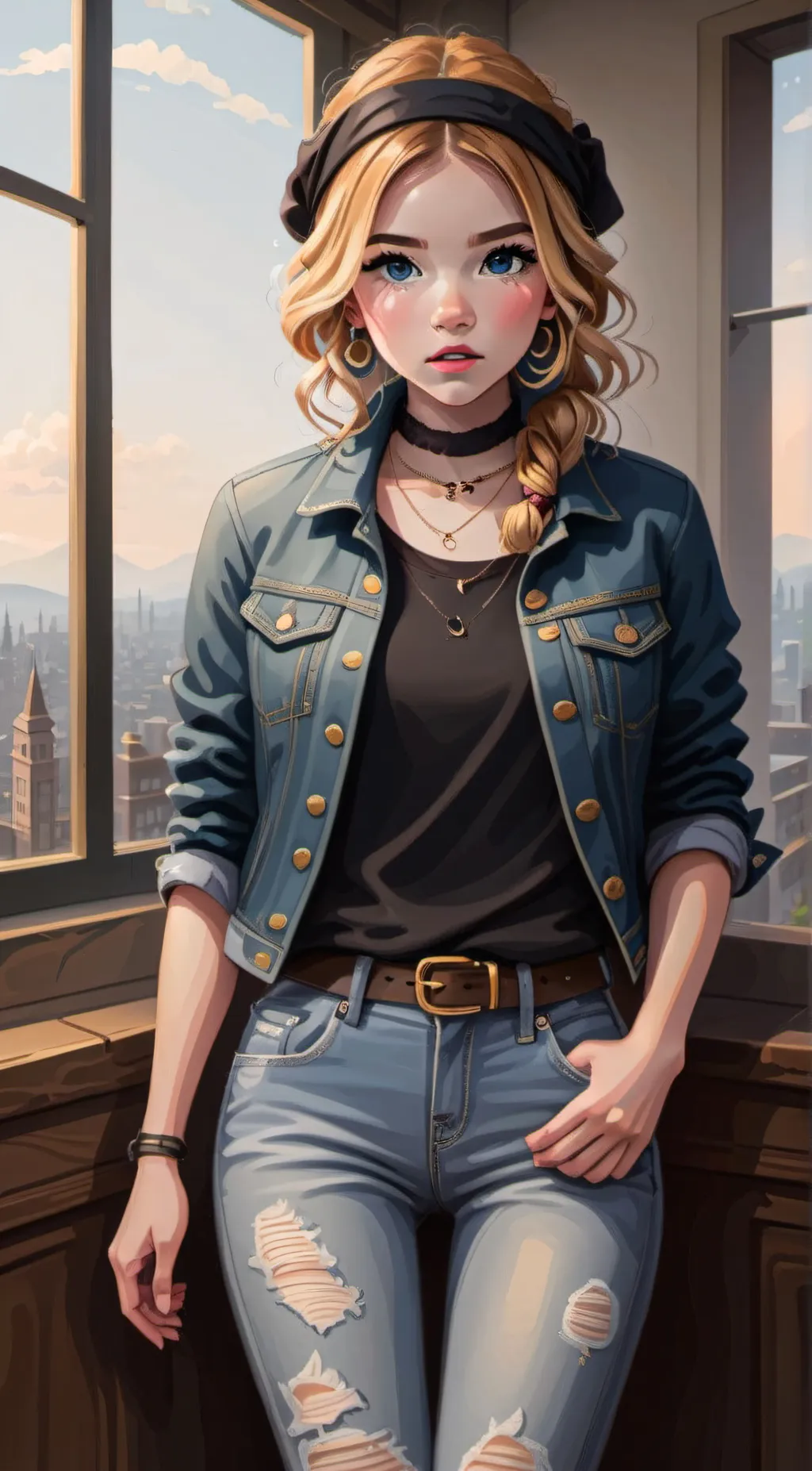 ai character: Ash Whitethorn  background