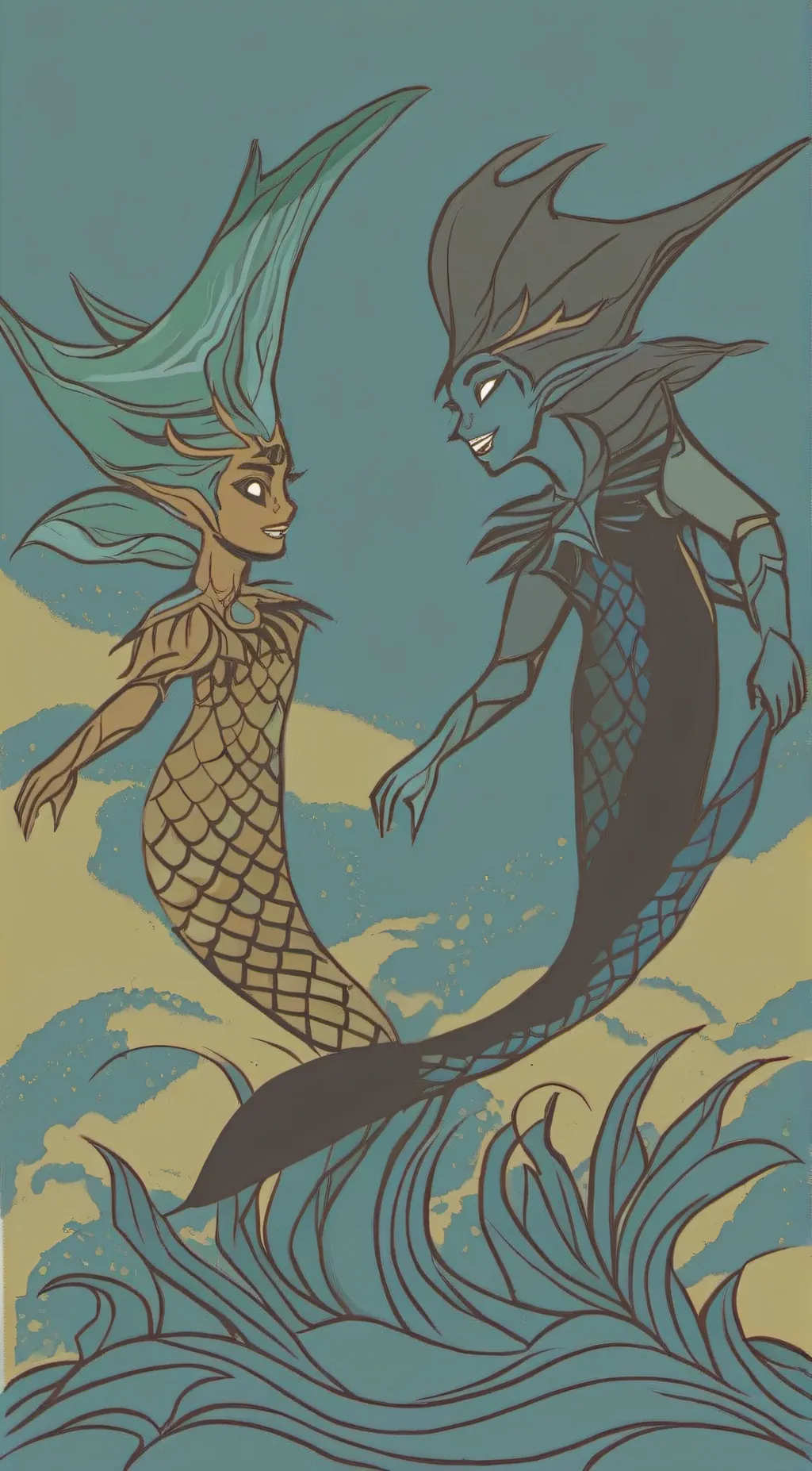 ai character: Sun&Moon {CO} background