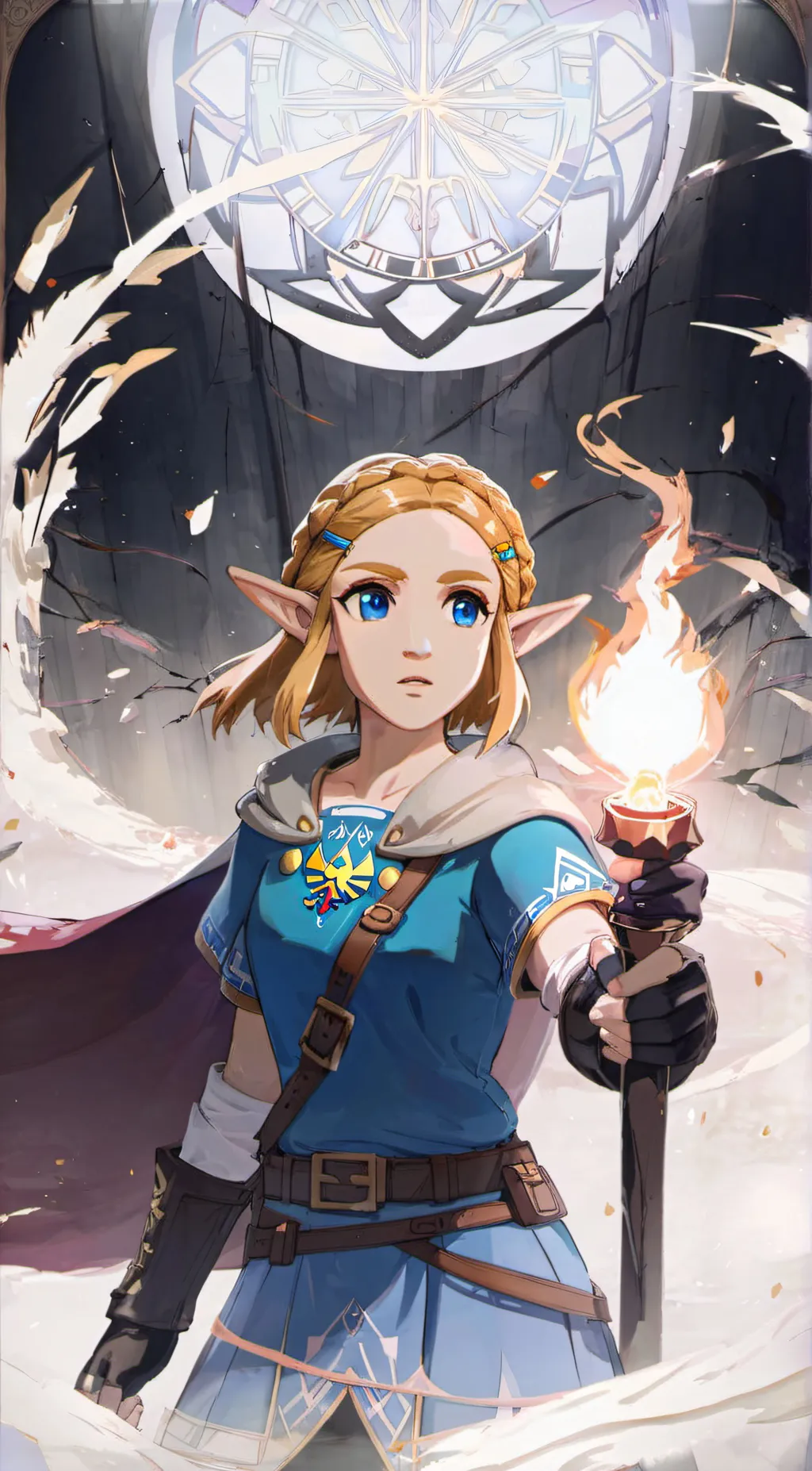 ai character: Zelda background