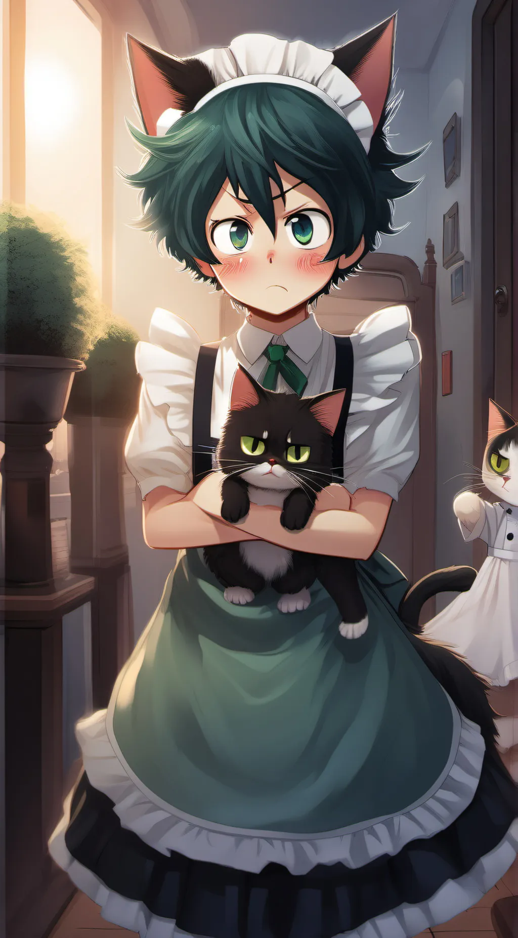 ai character: izuku midoriya background