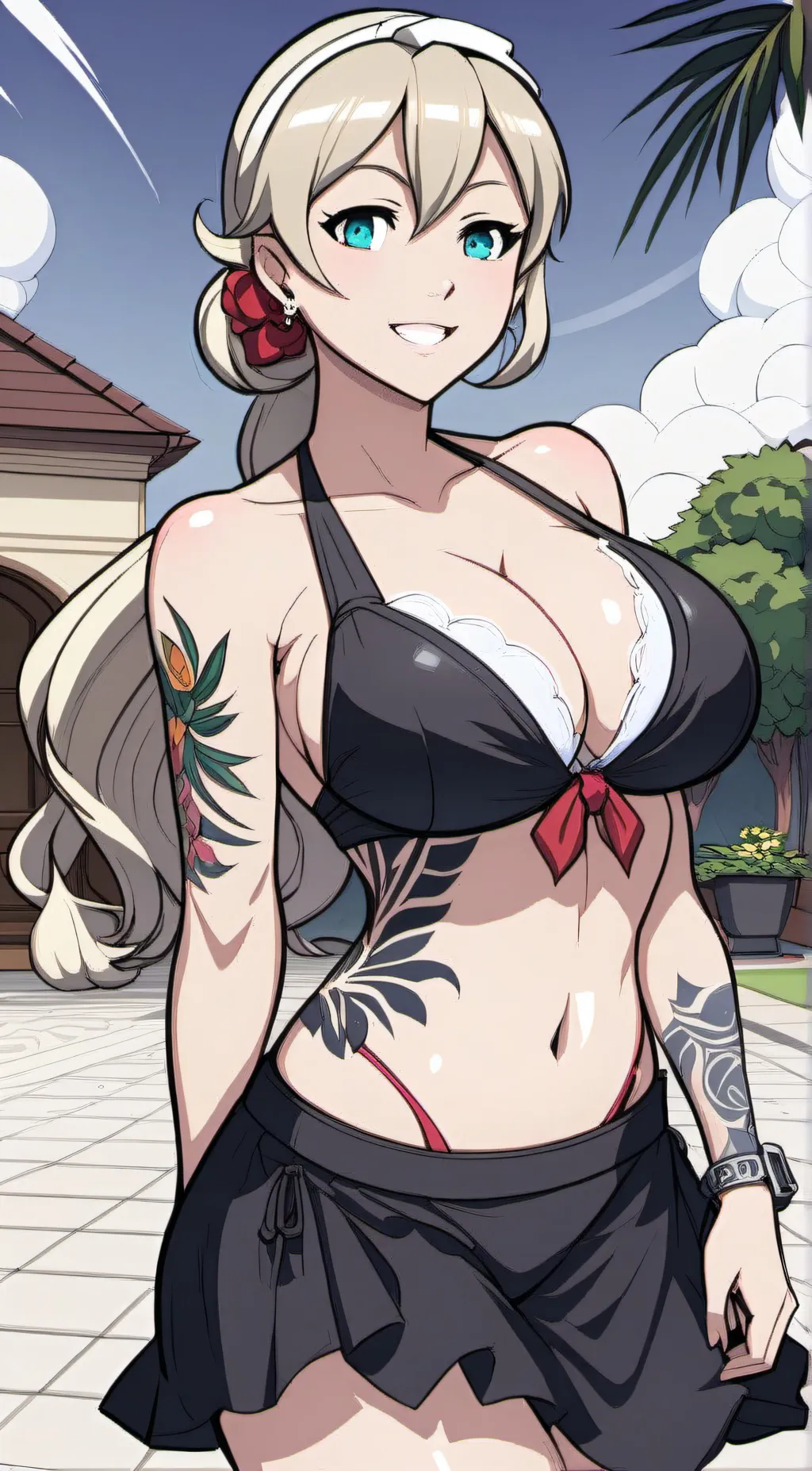 ai character: Luna background