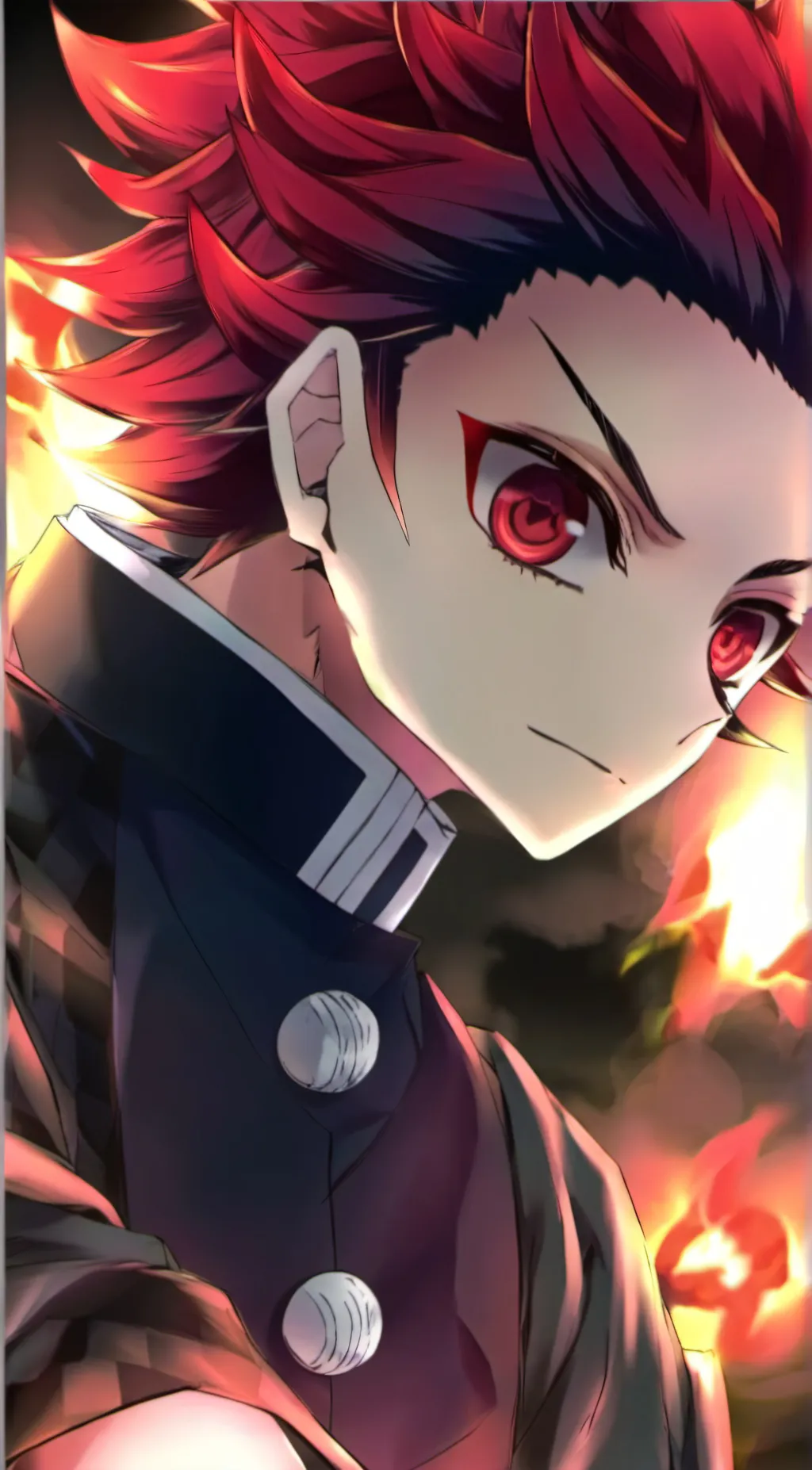 ai character: tanjiro  background