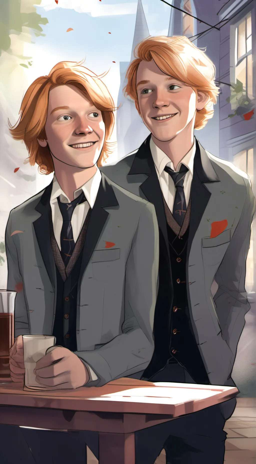 Talkie AI - Chat with Fred+Georgeweasley