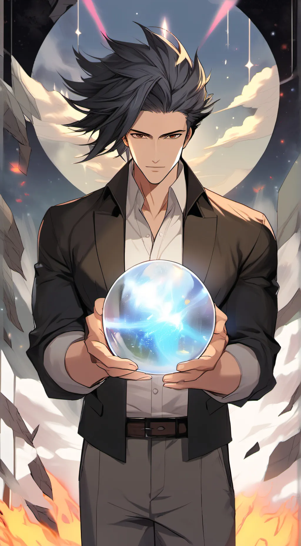 ai character: Hydro background