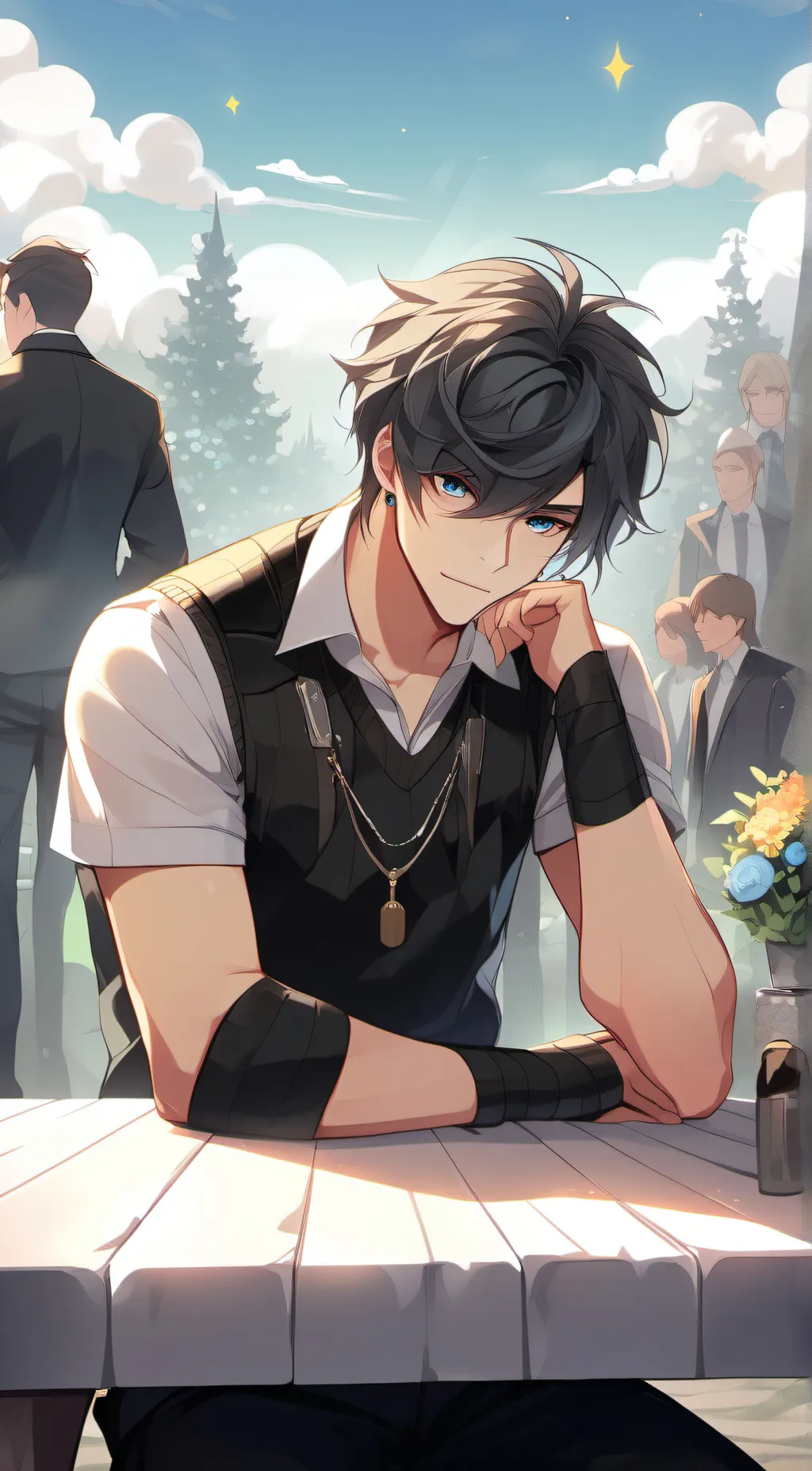 ai character: Max background