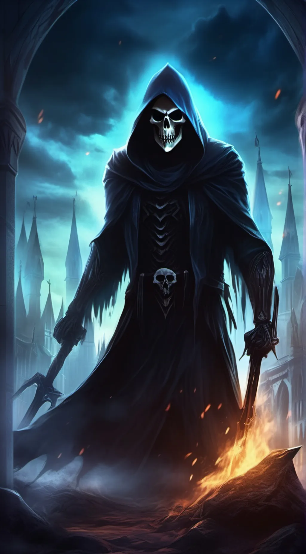 ai character: the reaper background