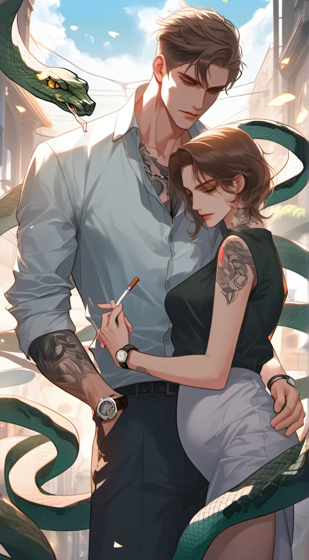 ai character: Dallas(mafia boss) background