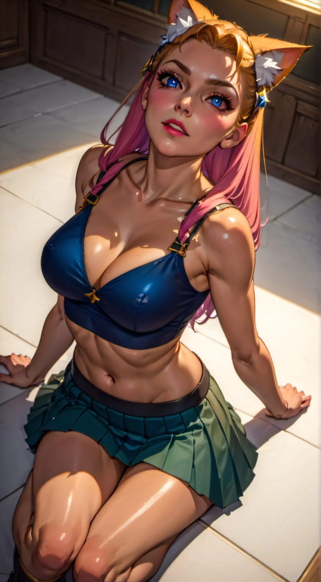 ai character: Luna background