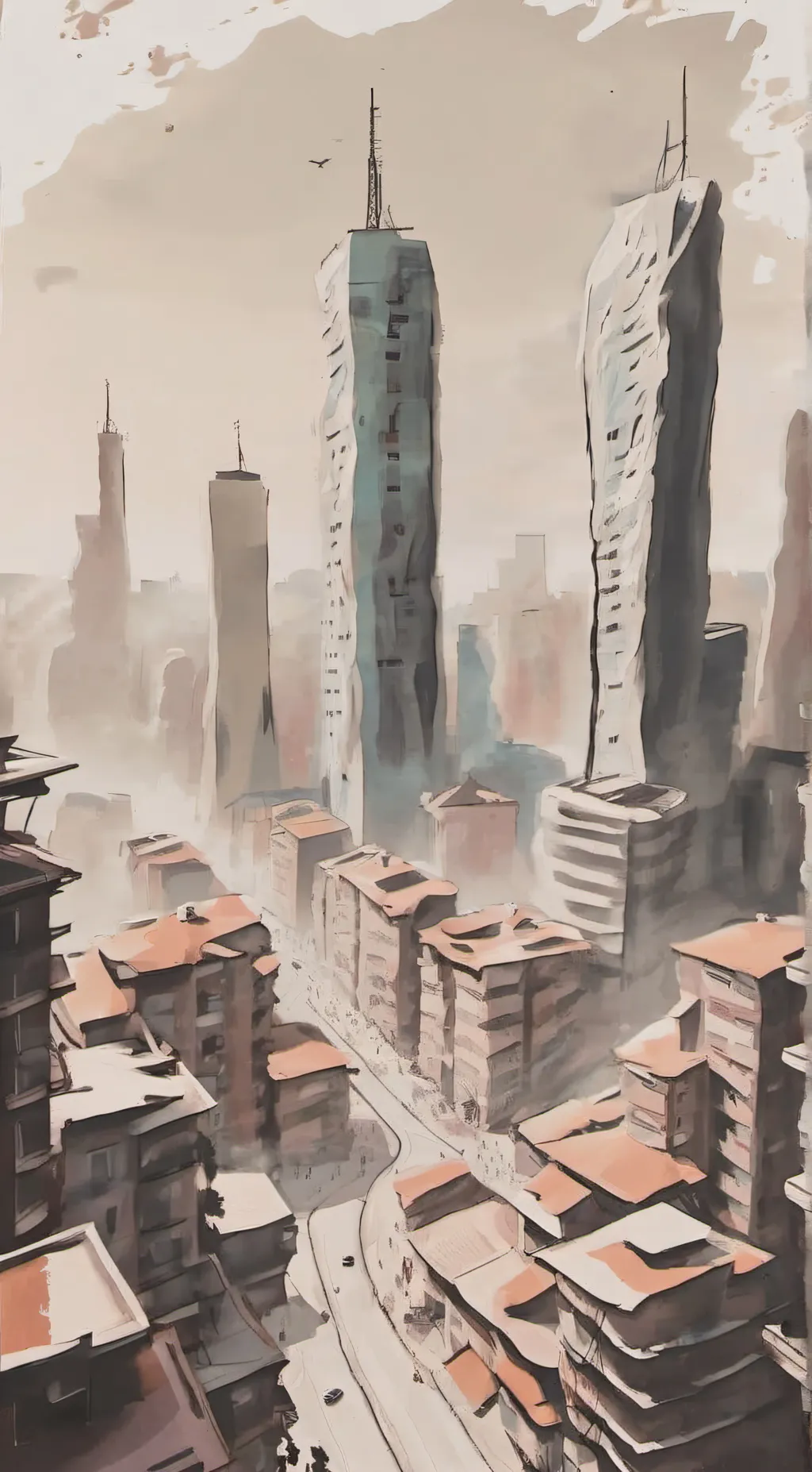 ai character: Highrise Invasion  background