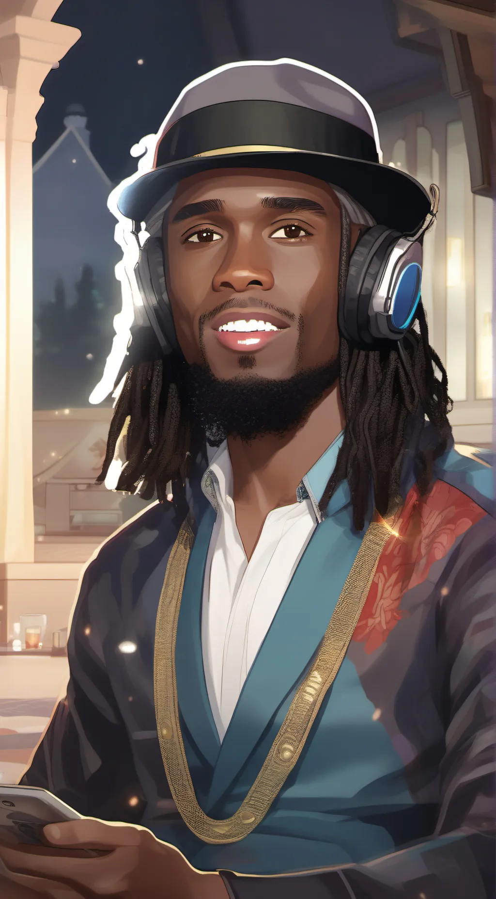 ai character: Kai cenat background