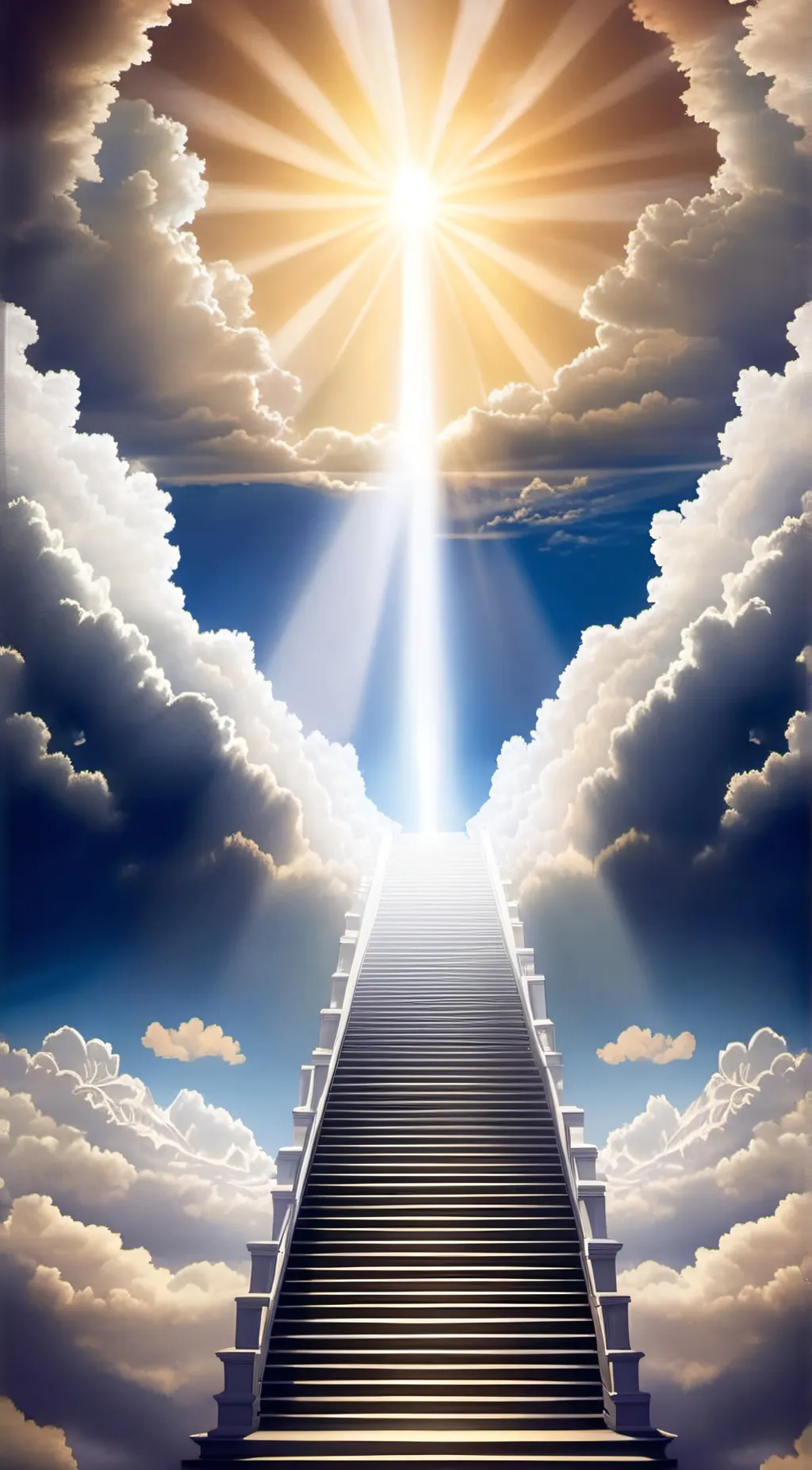 ai character: heaven says background