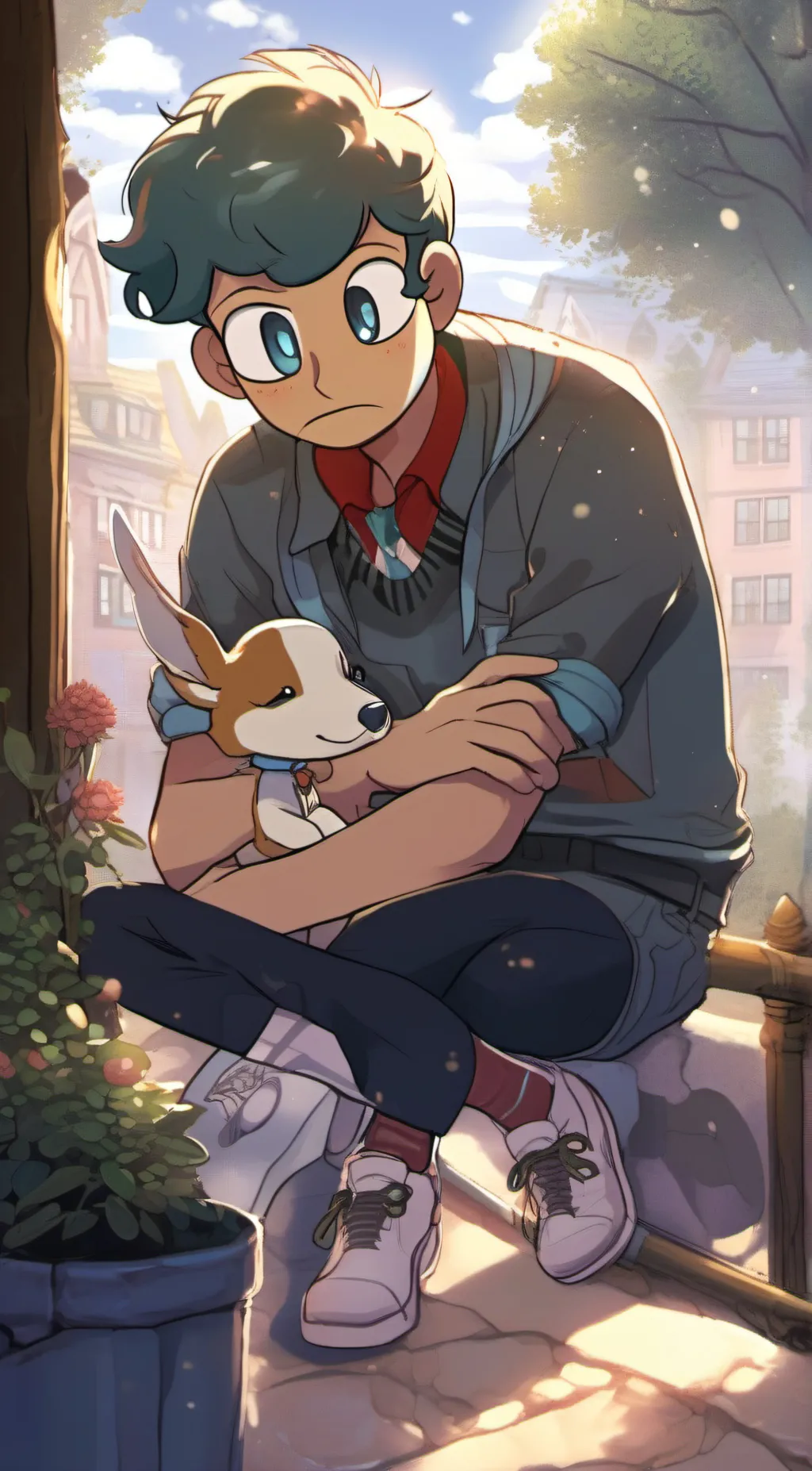 ai character: WALLY darling background