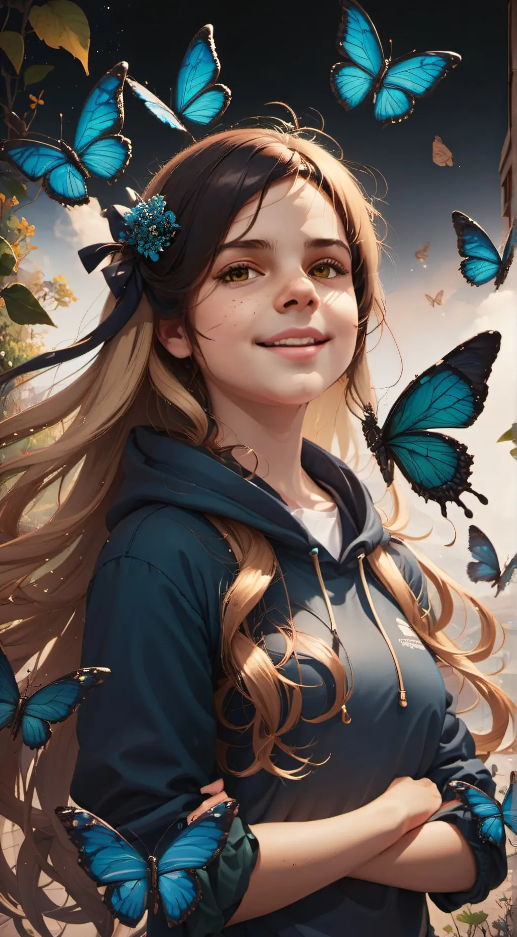 ai character: Sophia background