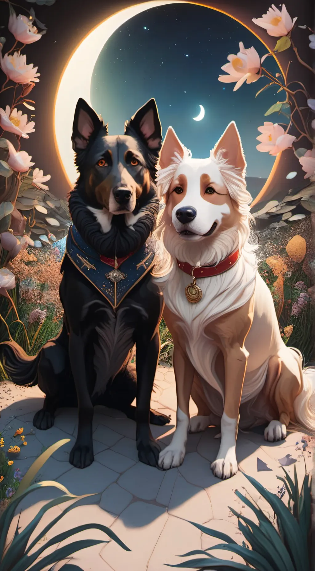 ai character: kiki & peanut background