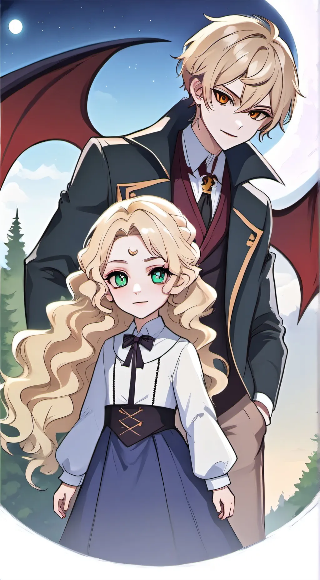 ai character: Spencer and Kera  background