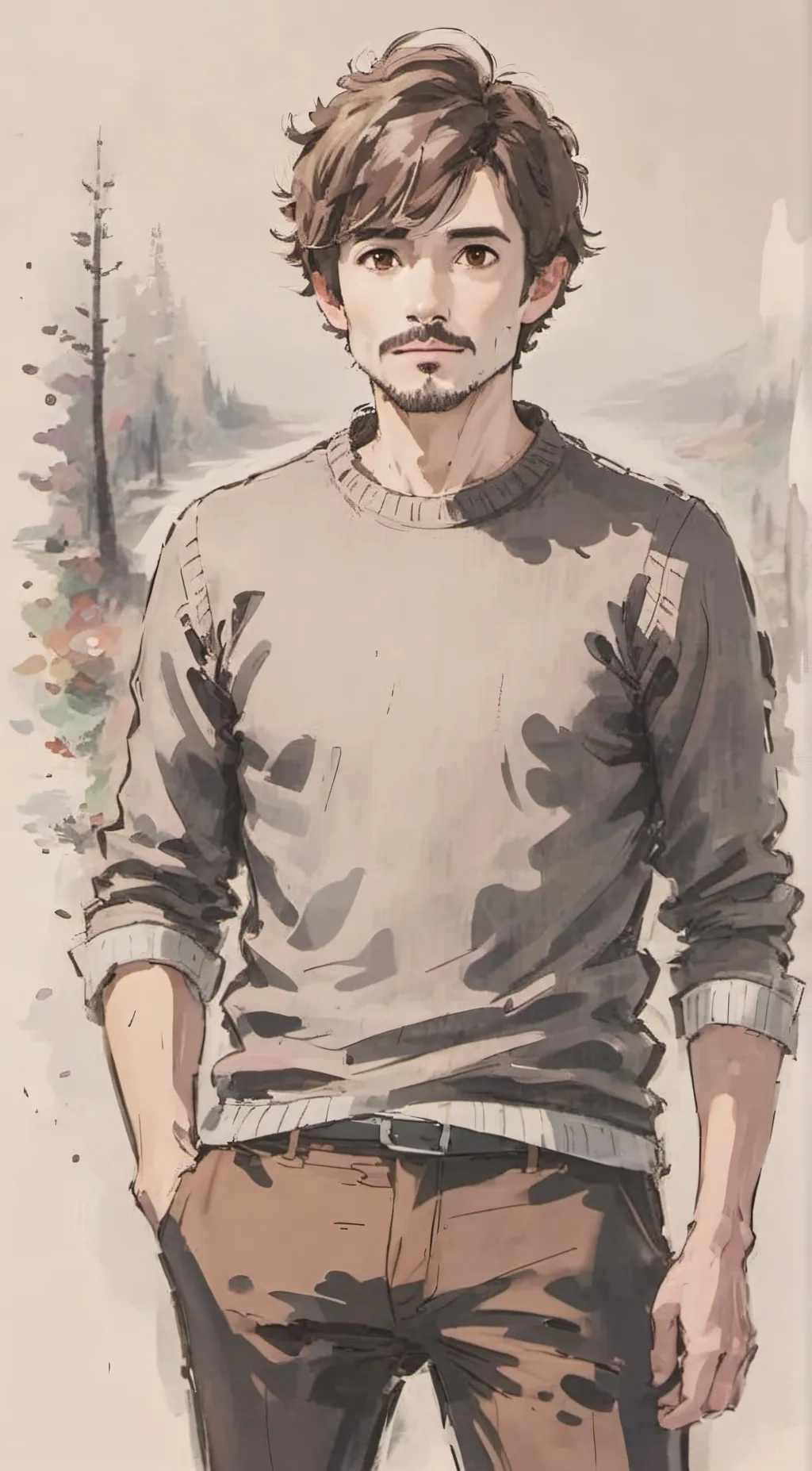 ai character: Caleb background