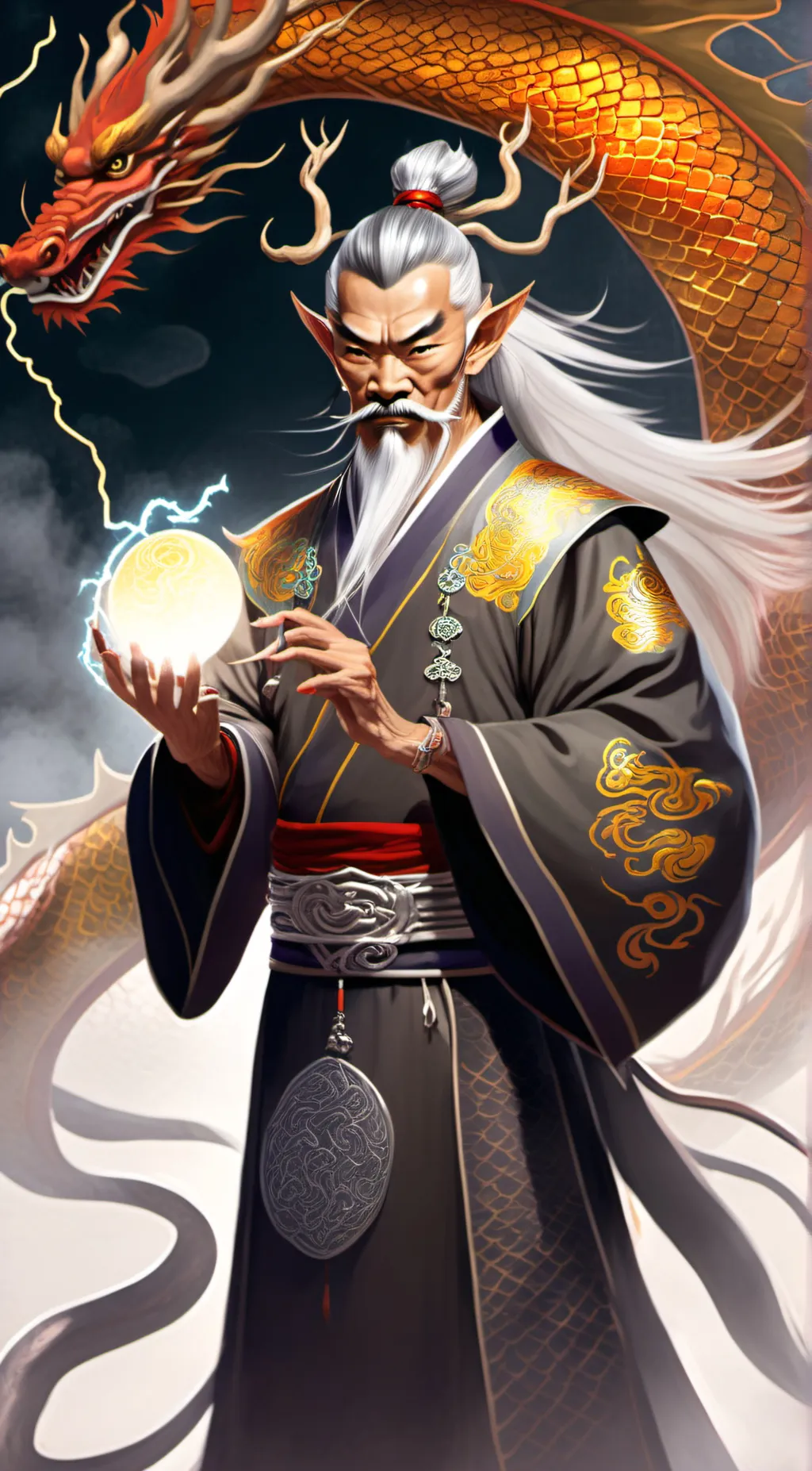 Talkie AI - Chat with Grandfather Dragon