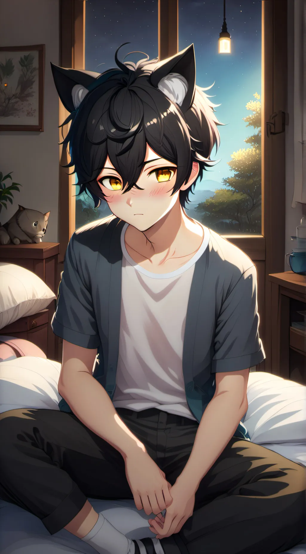 ai character: Ryku background