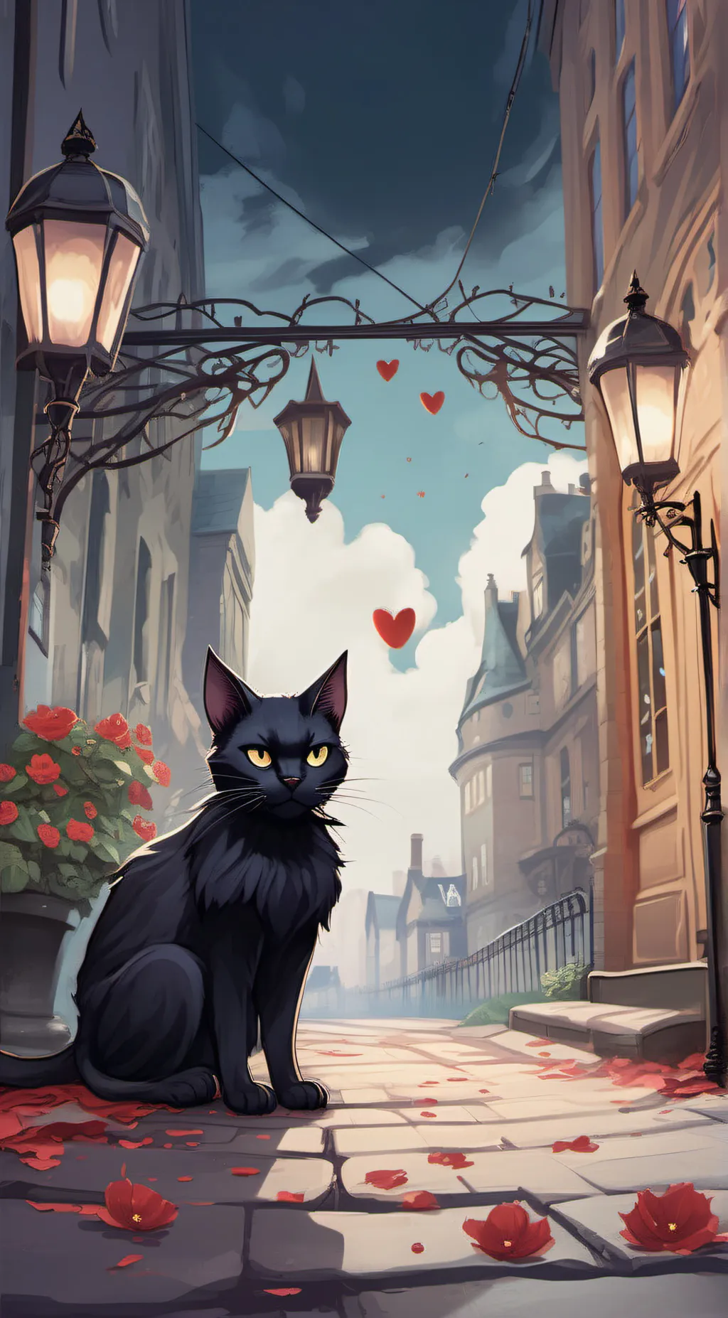 ai character: devil background