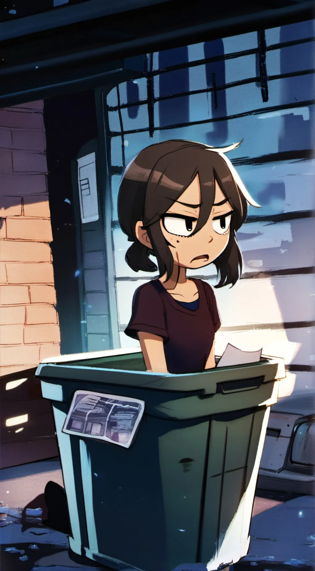 ai character: Maddie background