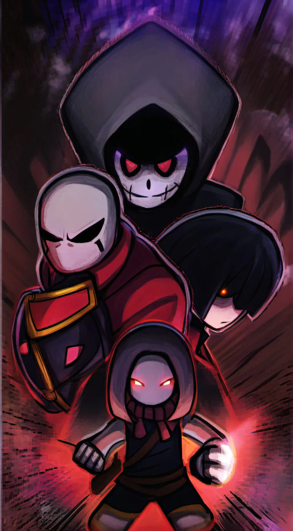 ai character: Murder Time Trio background