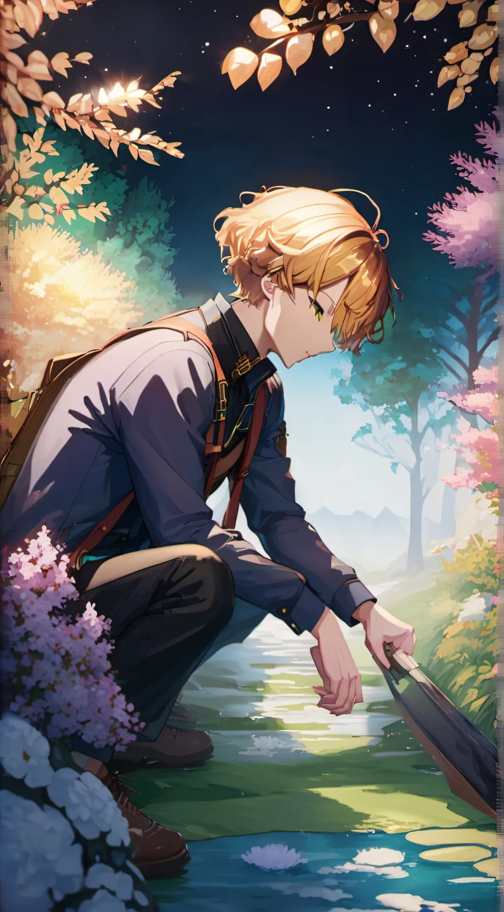 ai character: Alan  background