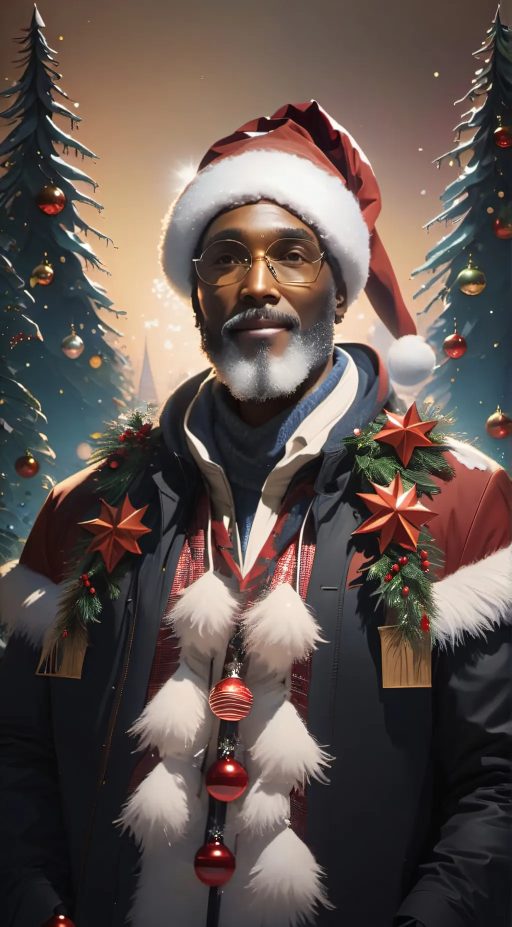 ai character: Sant Nick background