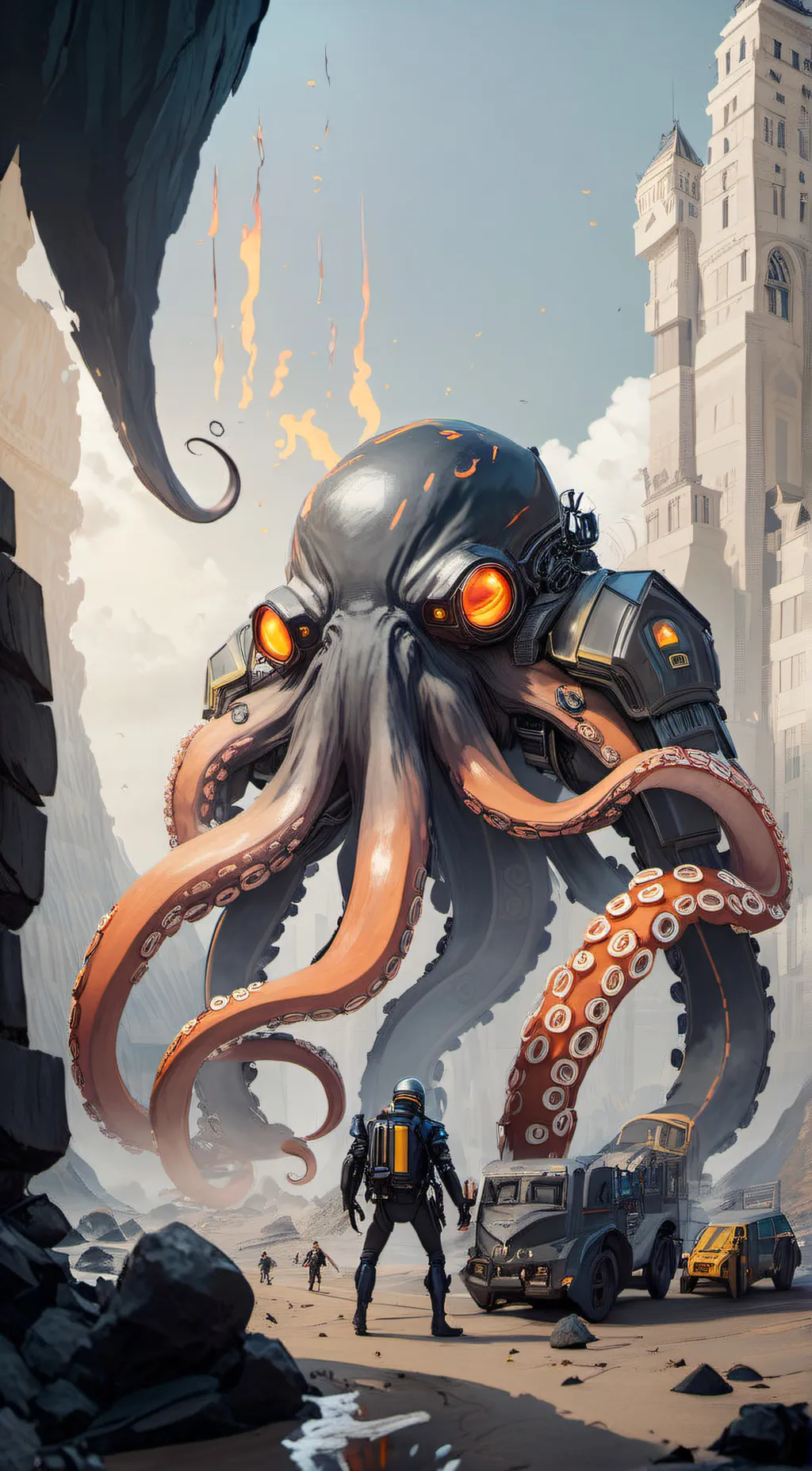 ai character: octo background