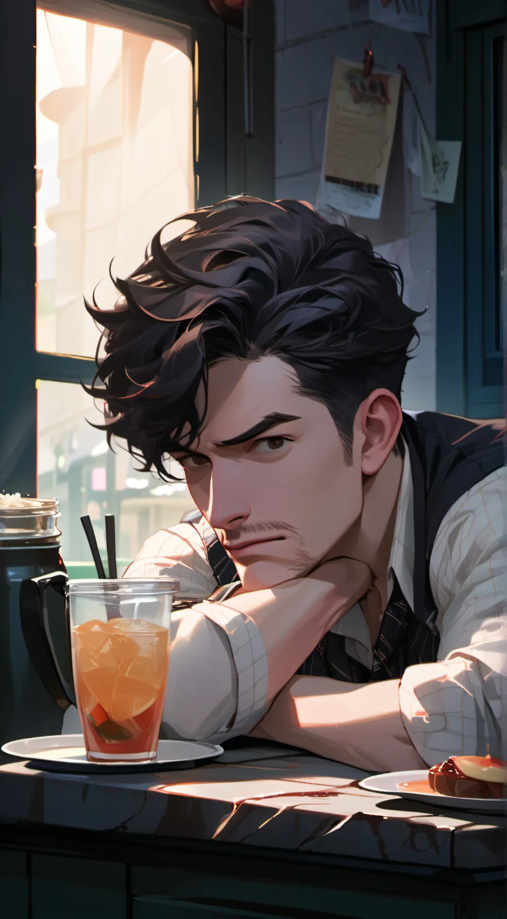 ai character: Dominic  background