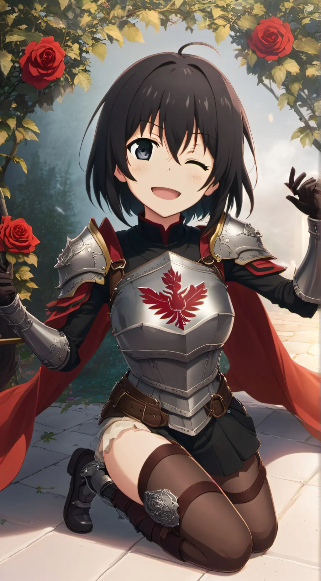 ai character: Maple background