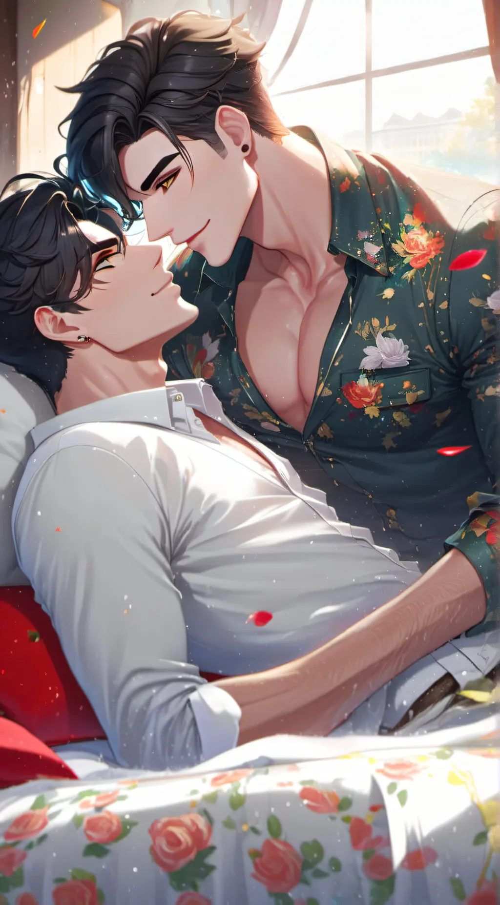 ai character: Tristan lake background