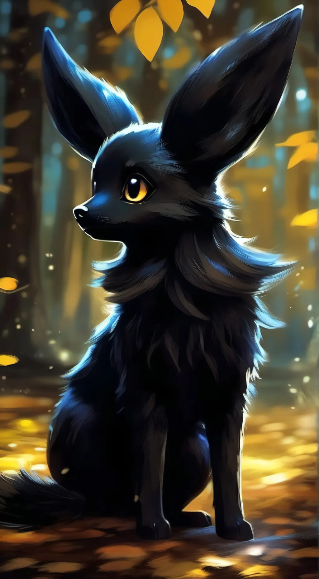 ai character: Umbreon  background