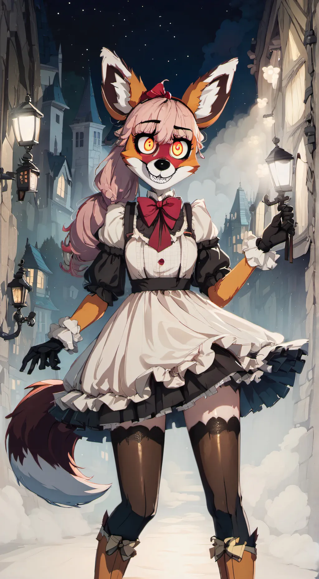 ai character: spring lolbit background