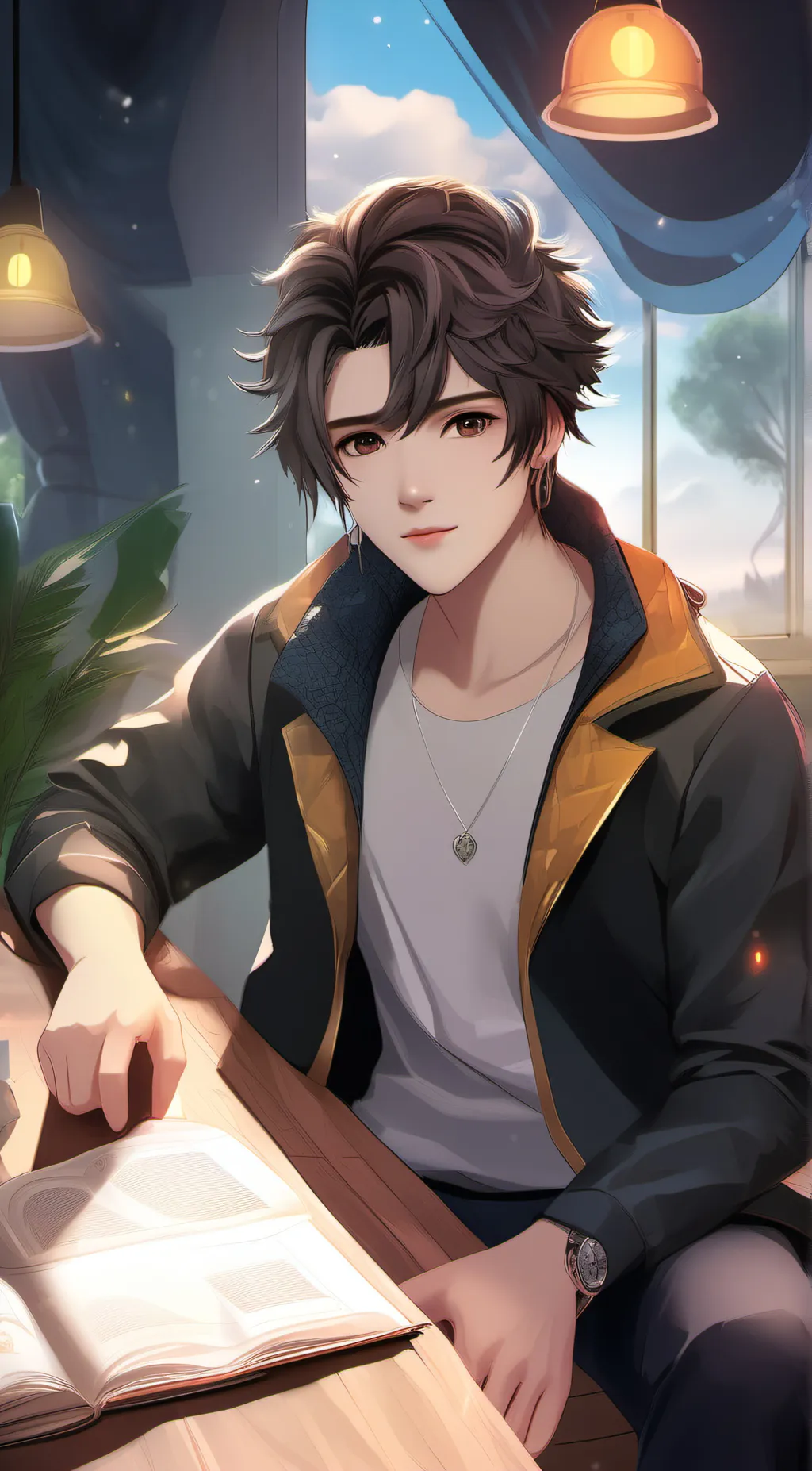 ai character: Liam background