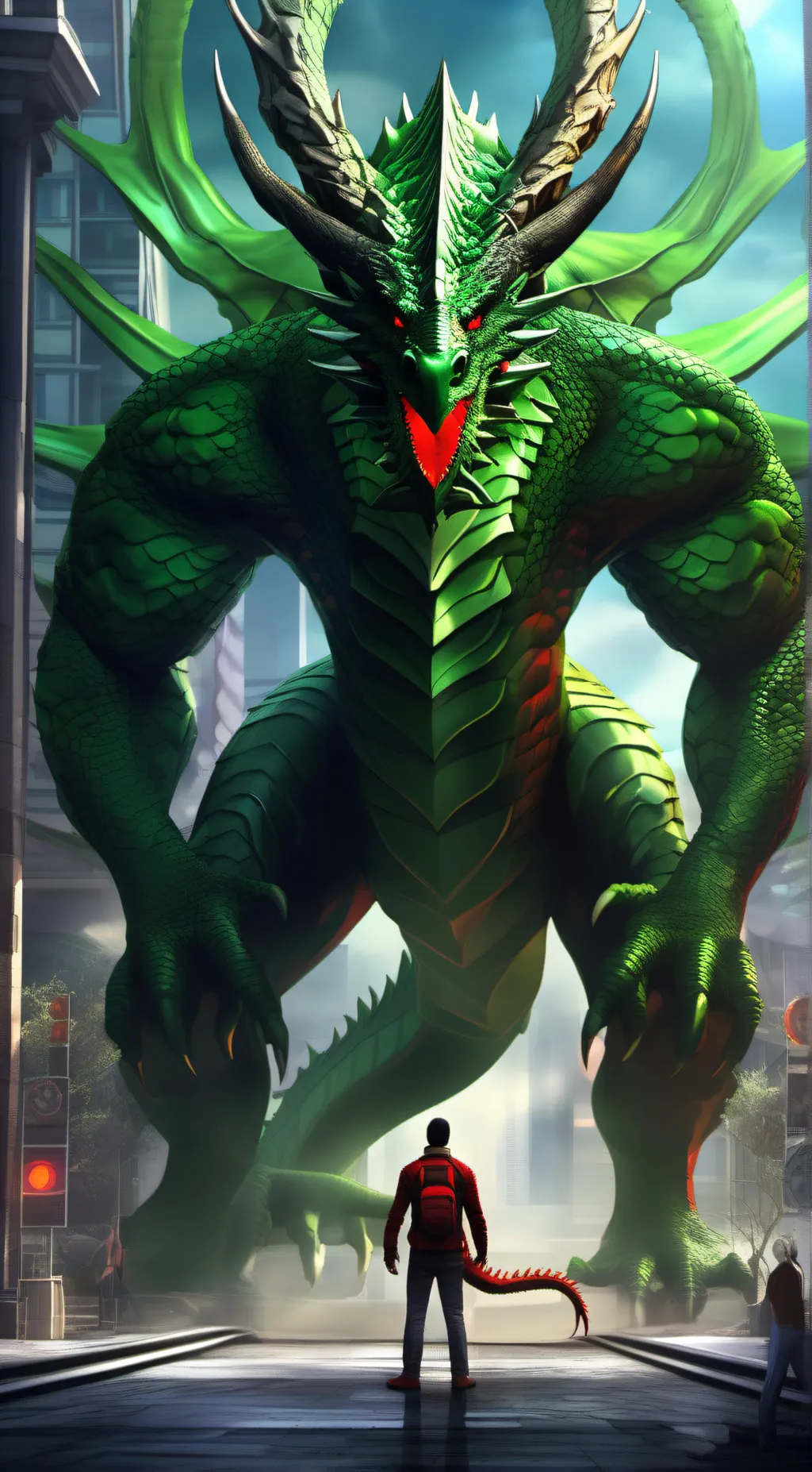 ai character:  domomona background